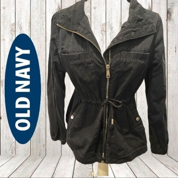 Old Navy Drawstring Jacket‎ - Navy Blue - Picture 1 of 1